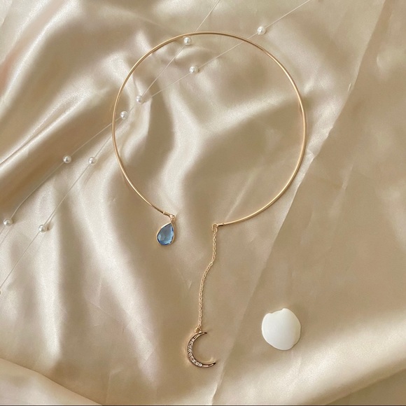 💕Last oneCrescent moon Open Choker Necklace - Picture 8 of 14